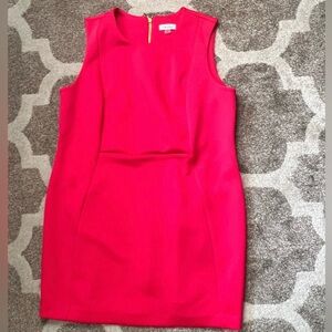 Calvin Klein Sheath Bodycon Dress Hot Pink